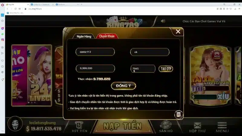 Hướng dẫn tải king789 - cổng game đổi thưởng uy tín, chất lượng Phương thức nạp tiền đa dạng