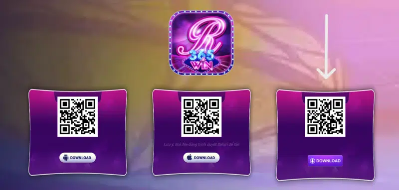 Hướng dẫn tai R365 - cổng game đổi thưởng uy tín Hướng dẫn tai R365 về PC