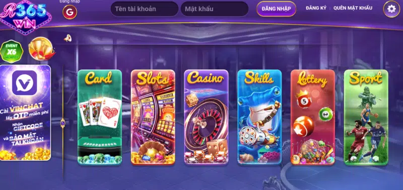 Hướng dẫn tai R365 - cổng game đổi thưởng uy tín Tổng quan chung về cổng game R365