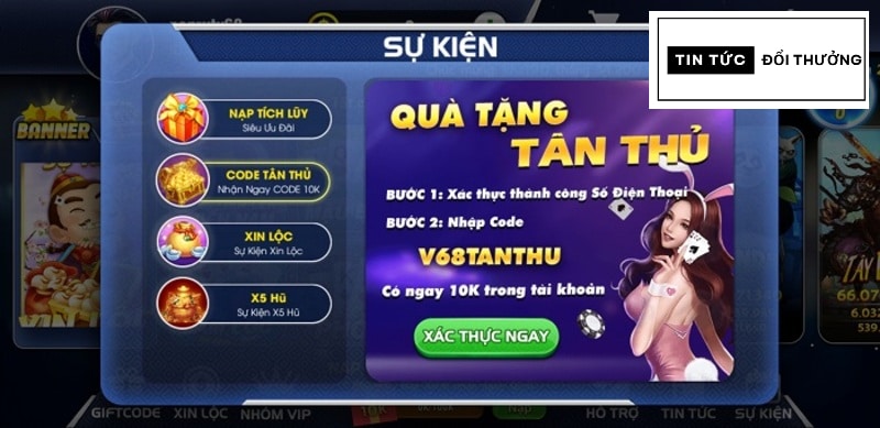 Hướng dẫn tải game V68 Club nhanh như chớp, cực đơn giản Vô vàn code và ưu đãi miễn phí khi tải V68 Club thành công