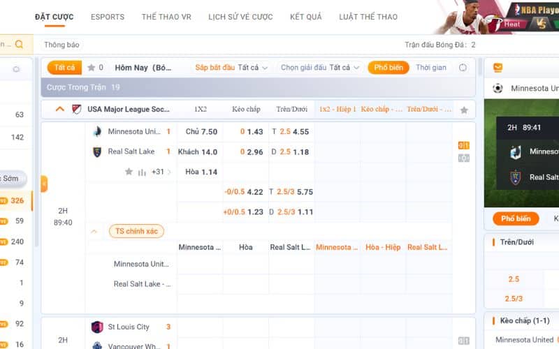 Bsport - Sảnh Cá Cược Thể Thao Độc Quyền Tại Sumvip Ưu điểm của sảnh Bsport Sumvip