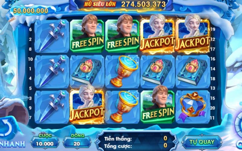 Frozen 2 - Cách Chơi Game Nổ Hũ Frozen 2 Tại Sumvip Giá trị của các biểu tượng trong Frozen 2